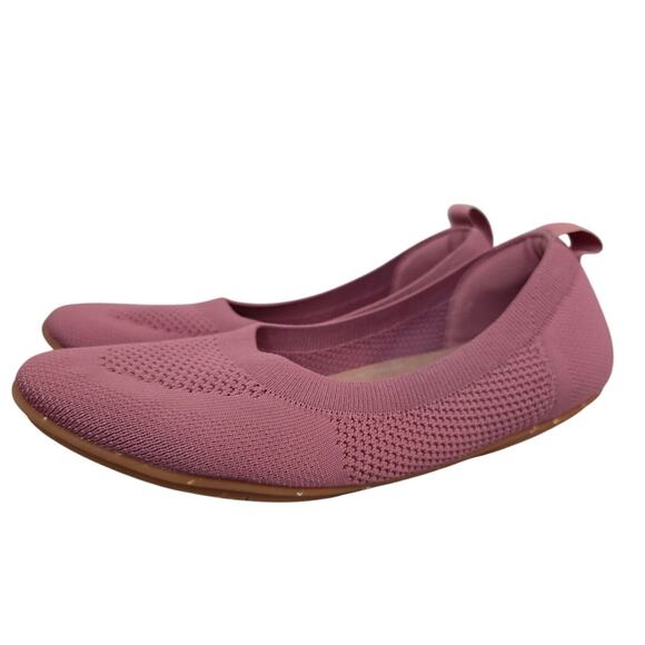 FitFlop Allegro Airyknit Ballet Flat Size 10 Rose Pink Comfort Shoe - Picture 3 of 11